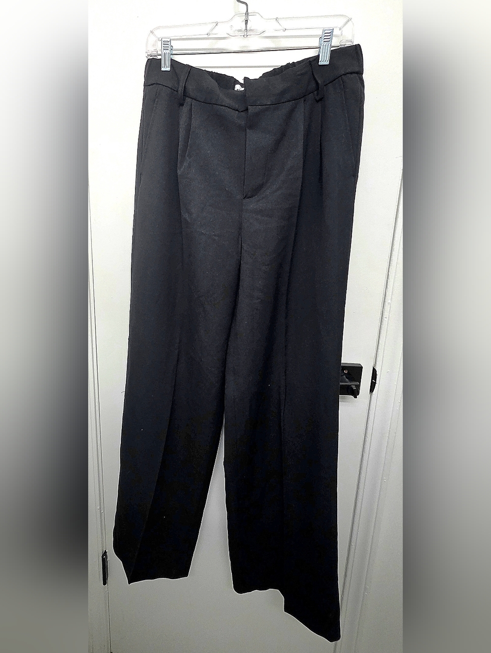 NWT Steve Madden Black Womens Dress Pants - Tailored Straight Wide Leg